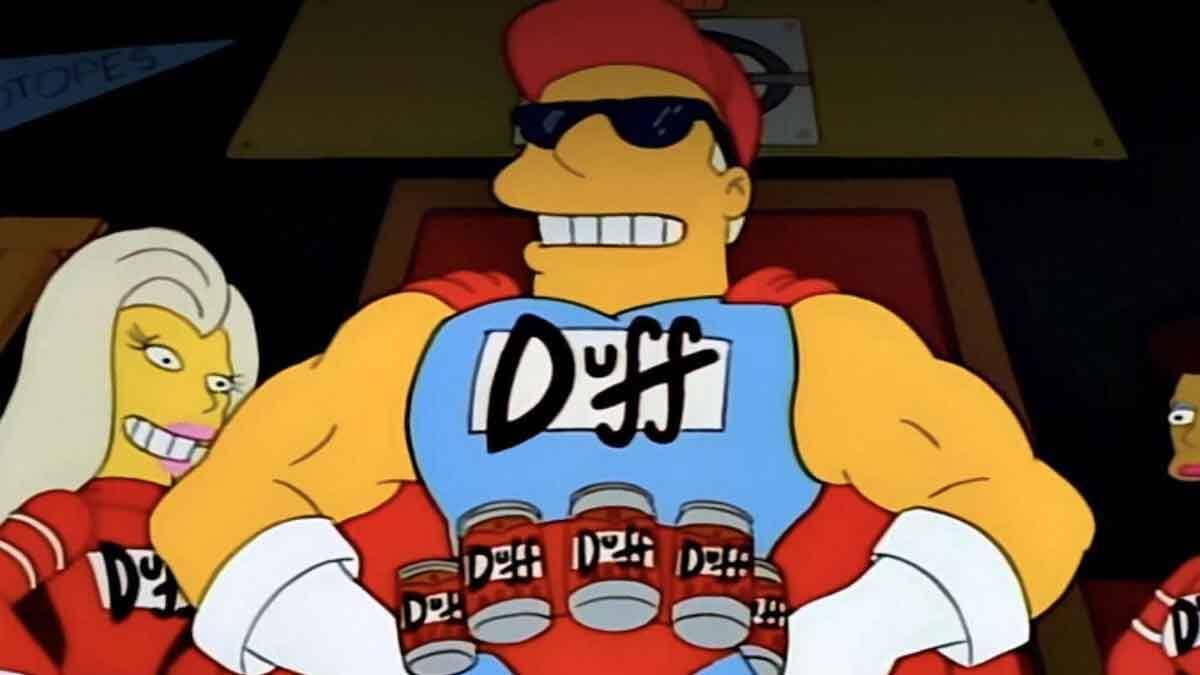 Duffman, en un episodio de 'Los Simpson'