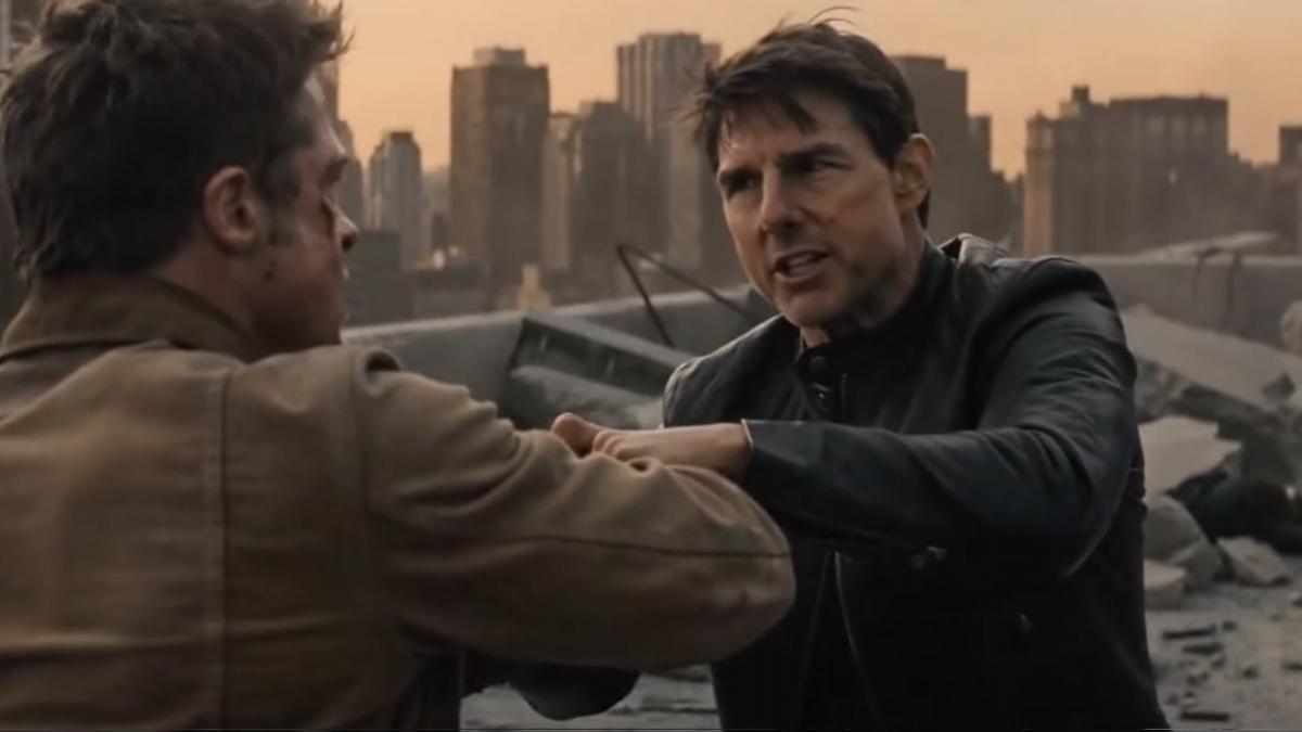 Hollywood denuncia a TikTok por los vídeos de Tom Cruise y Brad Pitt enfrentándose a puñetazos en una azotea.