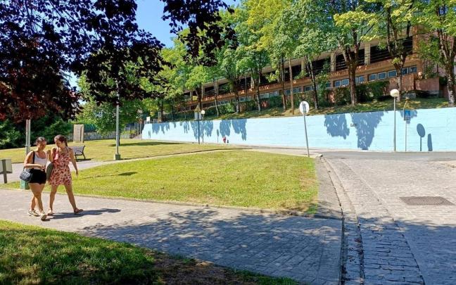 Pared de la escuela Allende Salazar