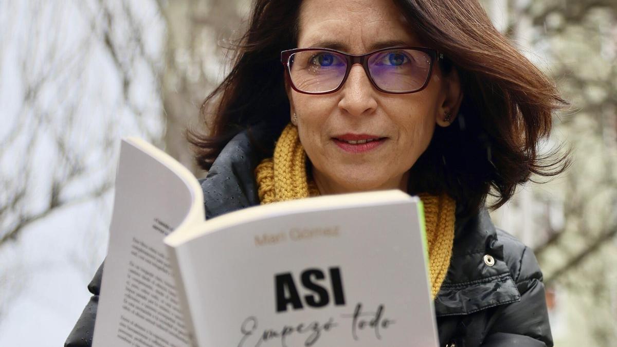 Mari Gómez que acaba de
publicar un libro 'Así empezó todo'