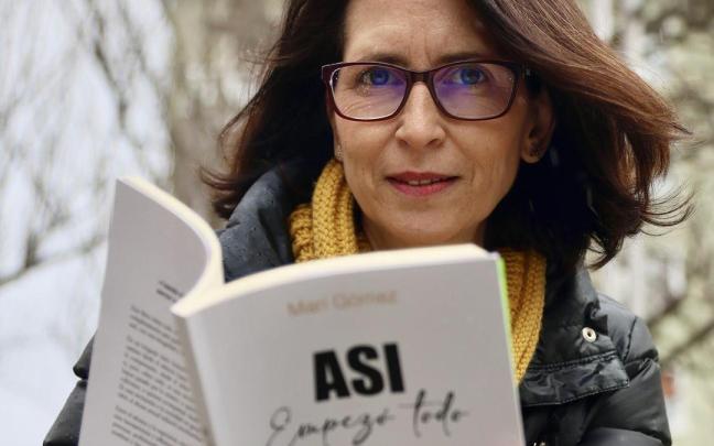 Mari Gómez que acaba de
publicar un libro 'Así empezó todo'