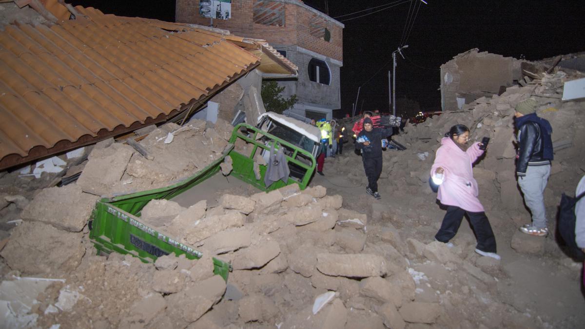 Perú registra varias réplicas tras el terremoto de magnitud 7,2 de Ayacucho