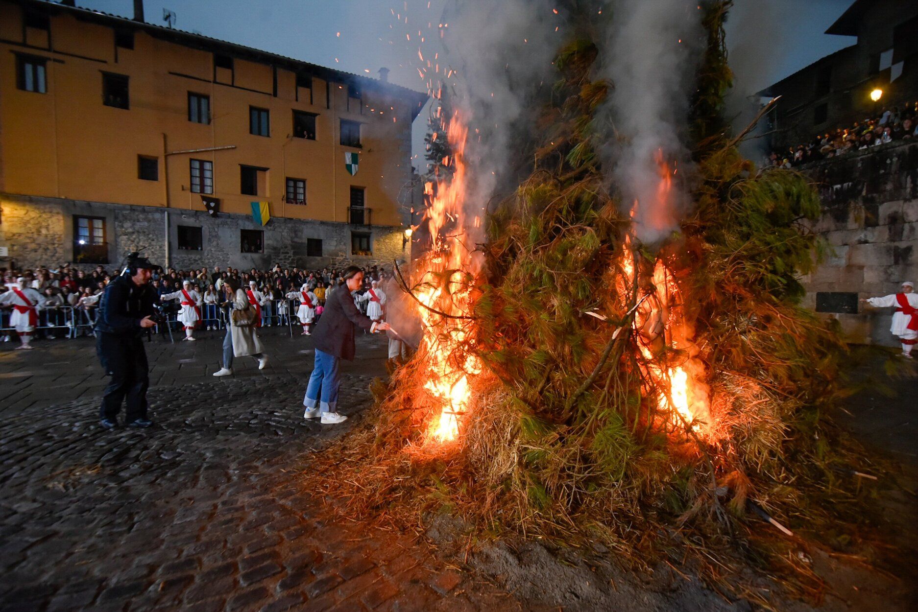 Víspera de San Juan en Azkoitia.