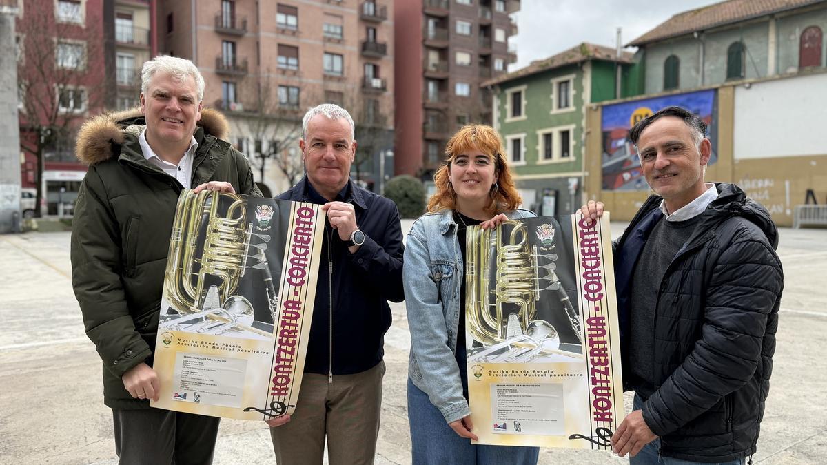 Organizadores y colaboradores de la Semana Musical.
