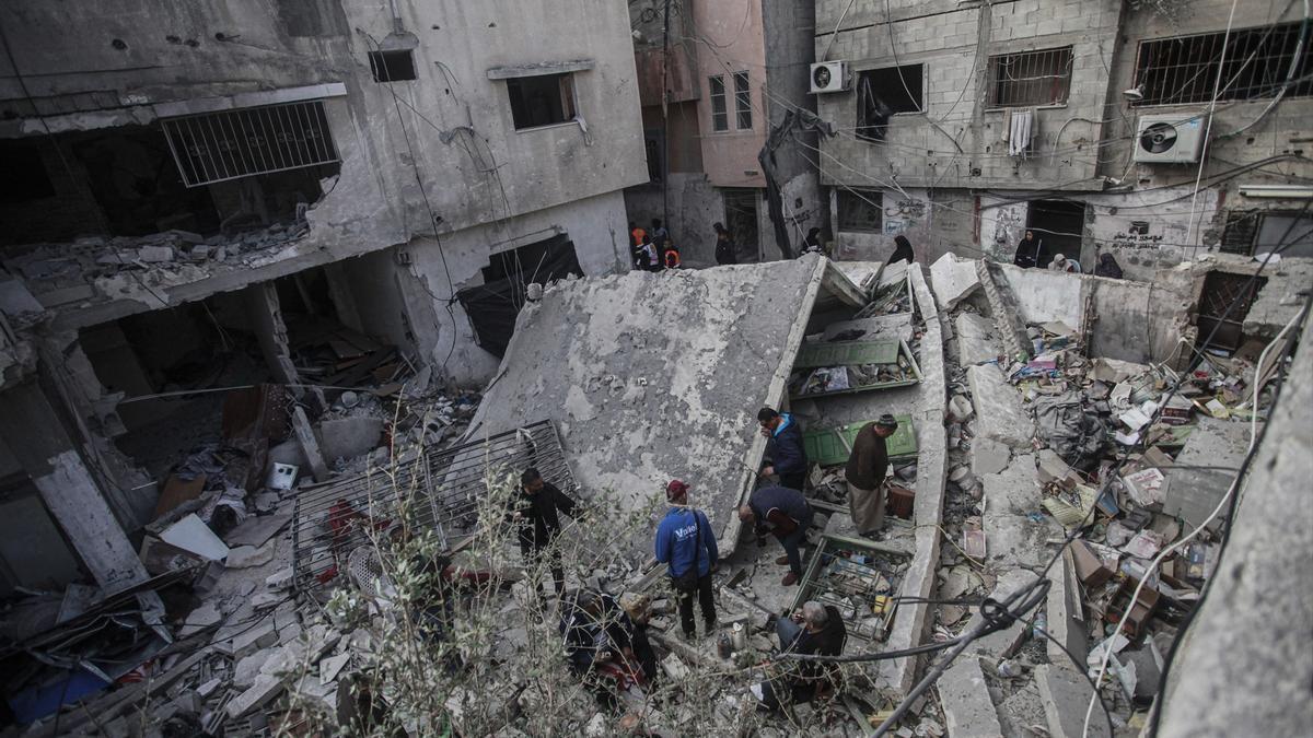 Edificios destruidos tras un ataque israelí sobre Tulkarem, Cisjordania, en una imagen de archivo.