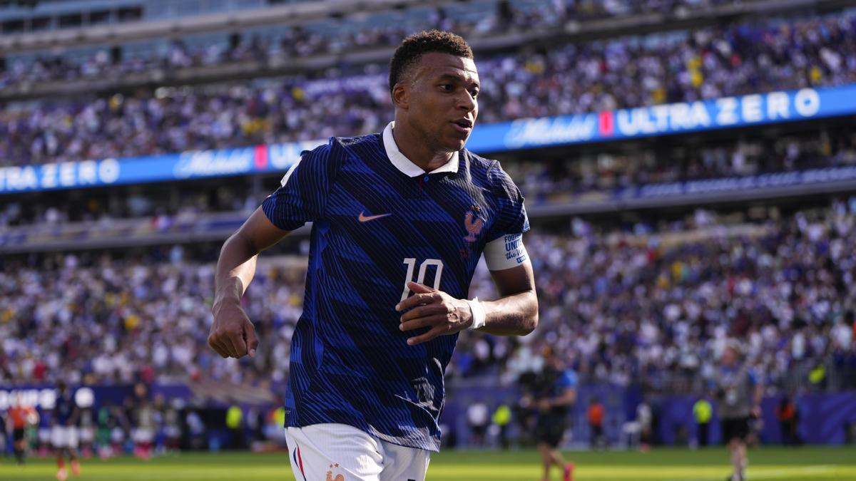 Kylian Mbappé durante el partido ante Suecia del Mundial 2026