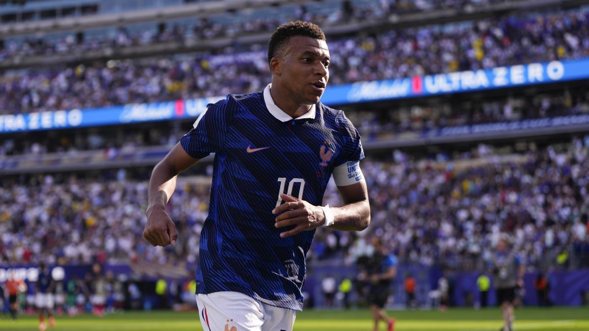 Kylian Mbappé durante el partido ante Suecia del Mundial 2026