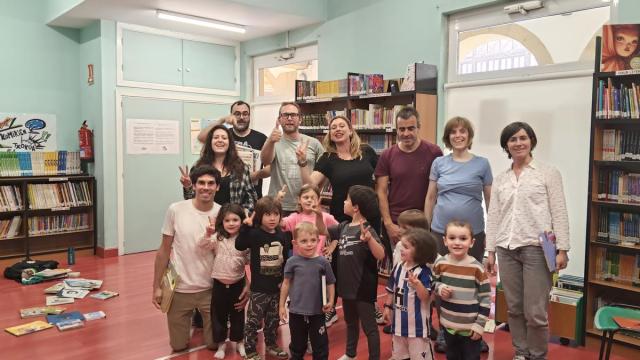 Un grupo infantil de lectura de Beasain.