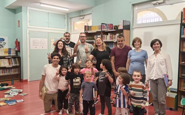 Un grupo infantil de lectura de Beasain.