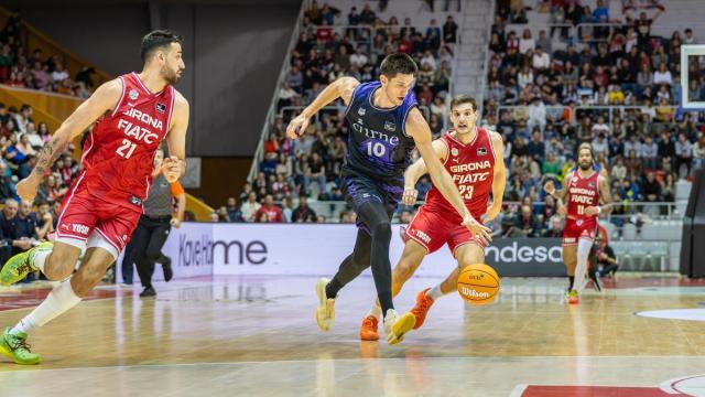 Martin Krampelj cuajó una destacada actuación en Girona. / DEIA