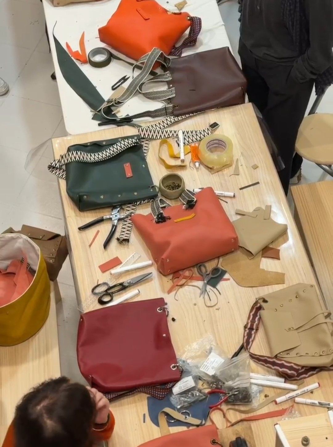 Así es el taller 'Crea tu bolso'.
