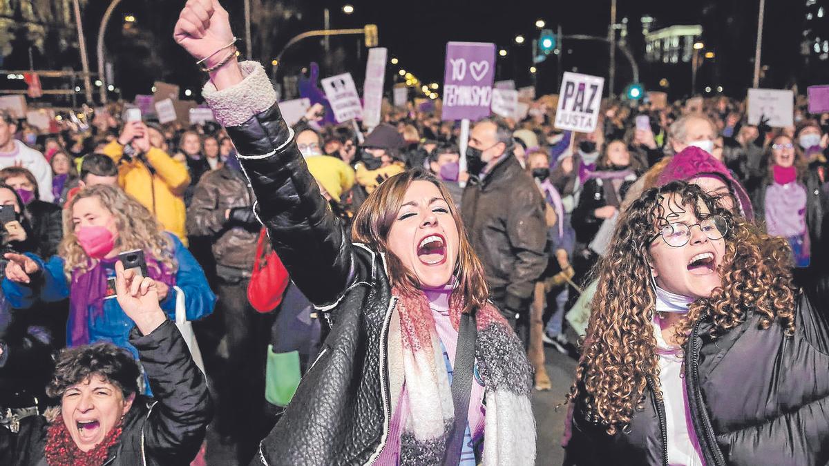 Manifestación del 8M en Madrid.