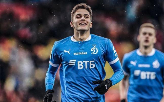 Arsen Zakharyan, con el Dinamo de Moscú. / N.G.