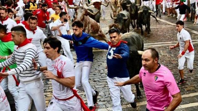 Segundo encierro de Sanfermines.