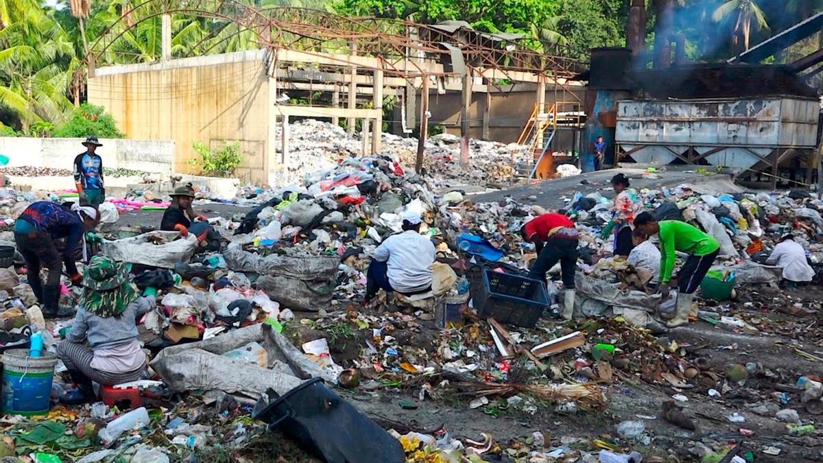 Vertedero en el que se encontraron los restos humanos de la víctima.