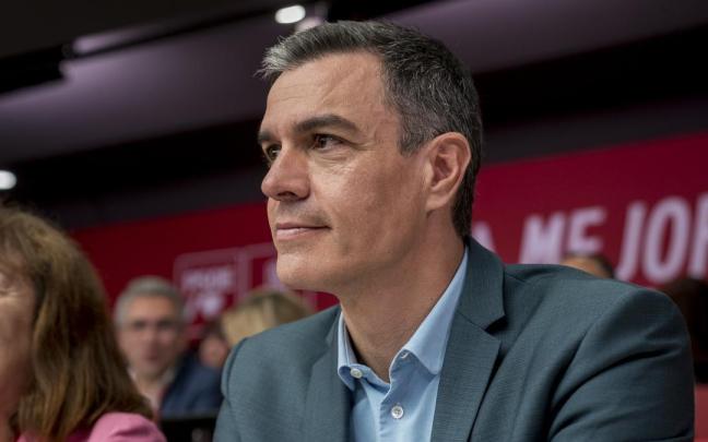 El secretario general del PSOE y presidente del Gobierno español, Pedro Sánchez, en una reunión del Comité Federal.