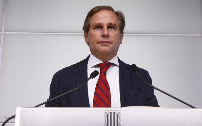 El portavoz de Vox en el Parlament, Juan Garriga. El portavoz de Vox en el Parlament, Juan Garriga.