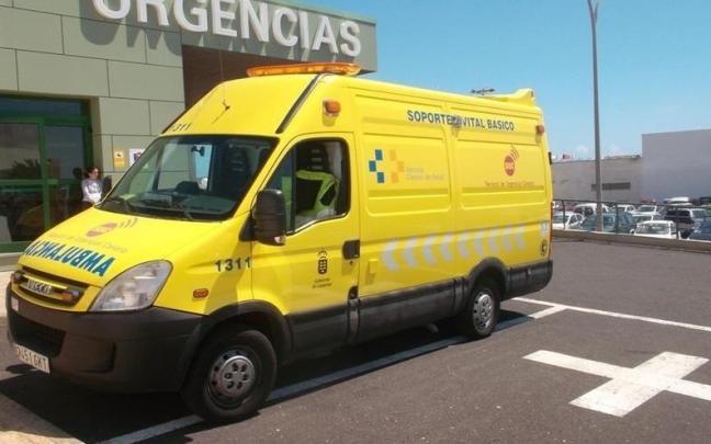 Ambulancia en Lanzarote.
