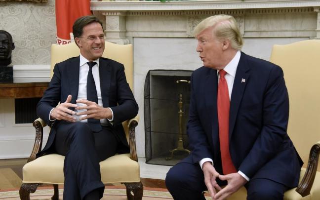 El secretario general de la OTAN, Mark Rutte, y el presidente de EEUU, Donald Trump. ARCHIVO / EP El secretario general de la OTAN, Mark Rutte, y el presidente de EEUU, Donald Trump. ARCHIVO