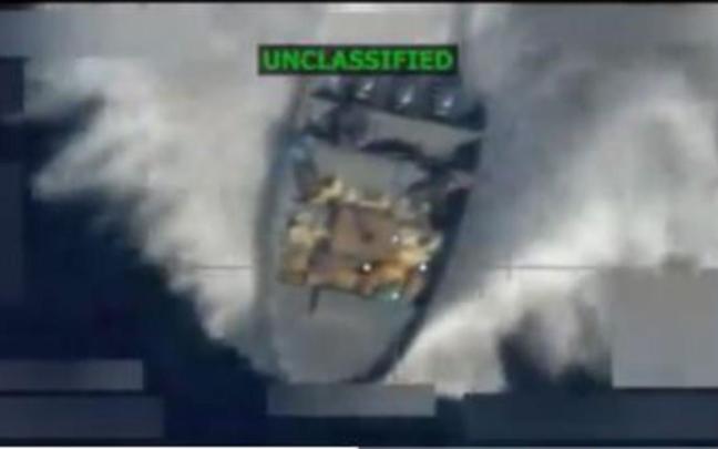 Una de las últimas supuestas narcolanchas atacadas por EEUU