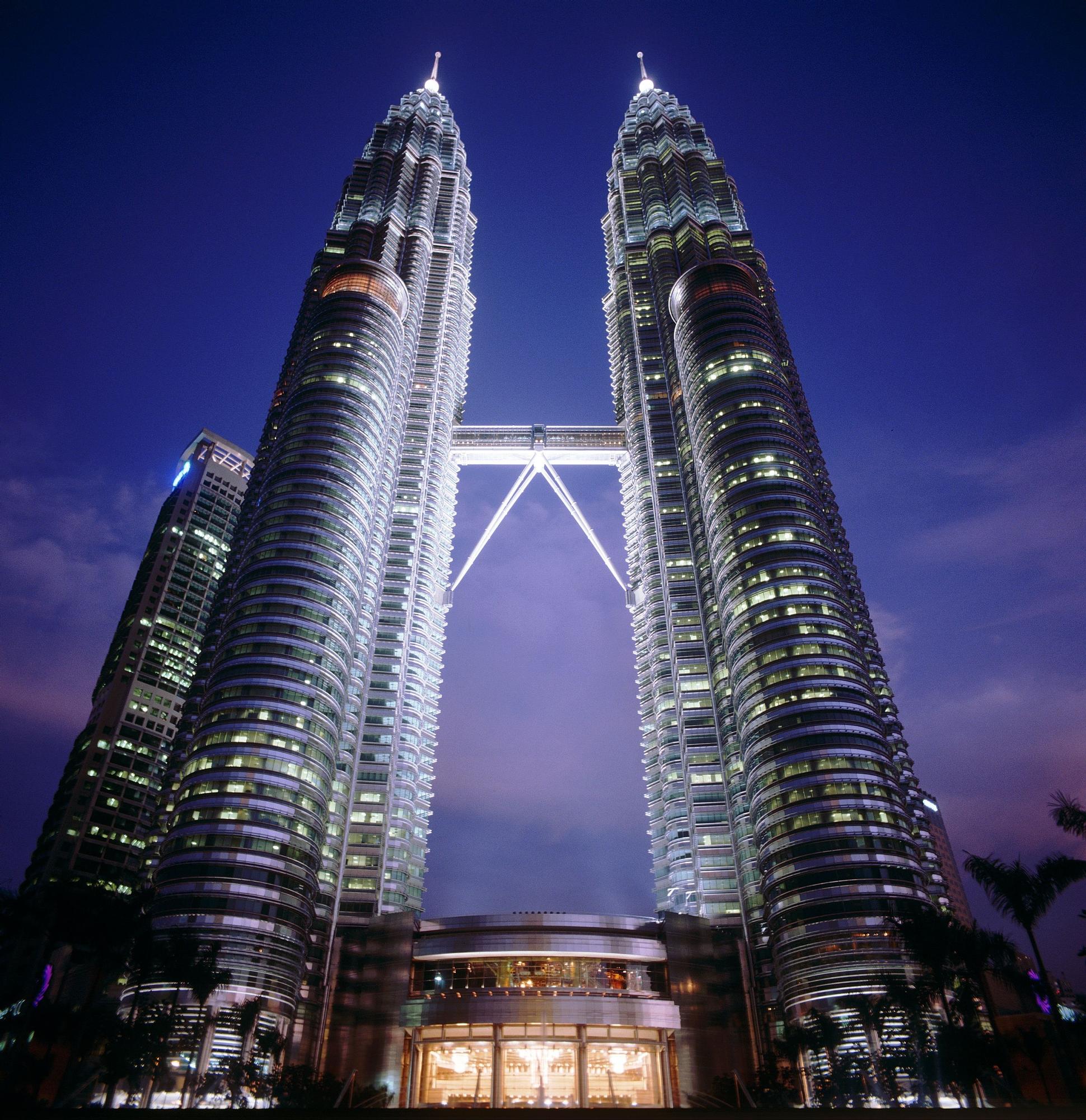 Las famosas Torres Petronas de Kuala Lumpur.