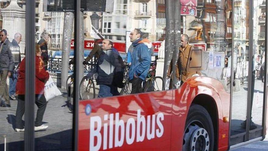 Una unidad de Bilbobus