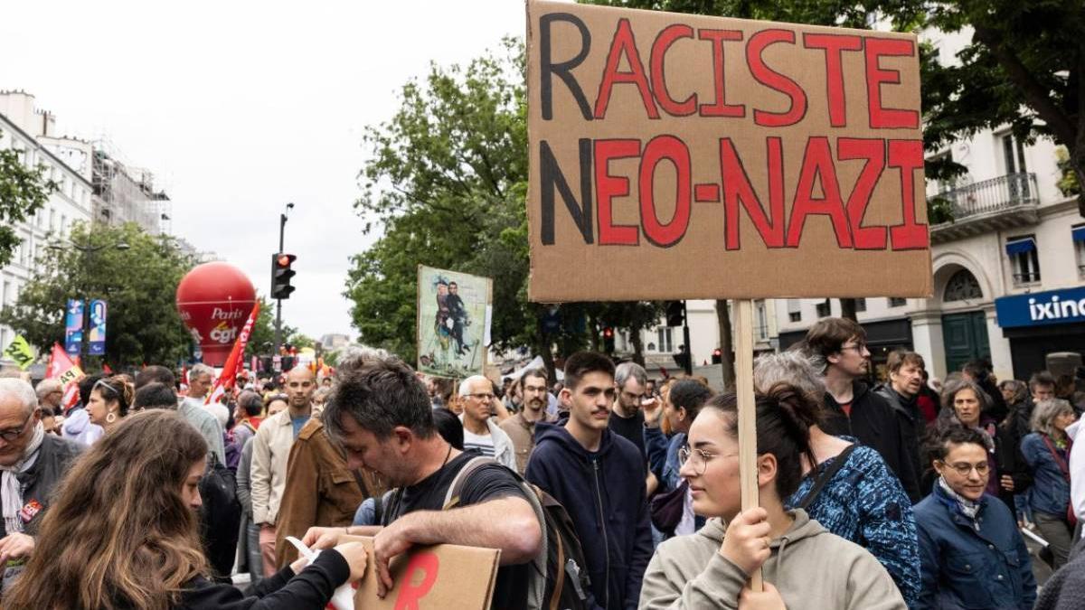 Manifestaciones contra la extrema derecha en Francia