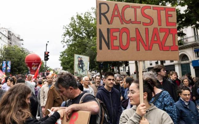 Manifestaciones contra la extrema derecha en Francia