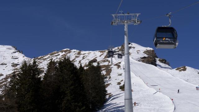 Pista de esquí en el Tirol austríaco