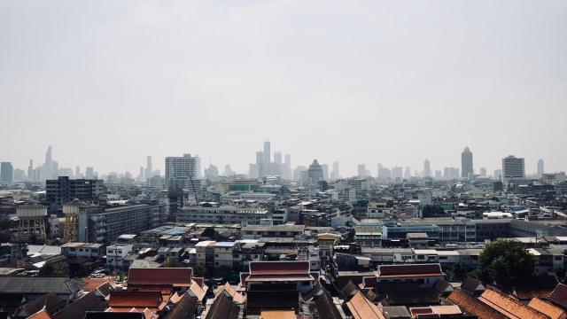 Imagen aerea de Bangkok