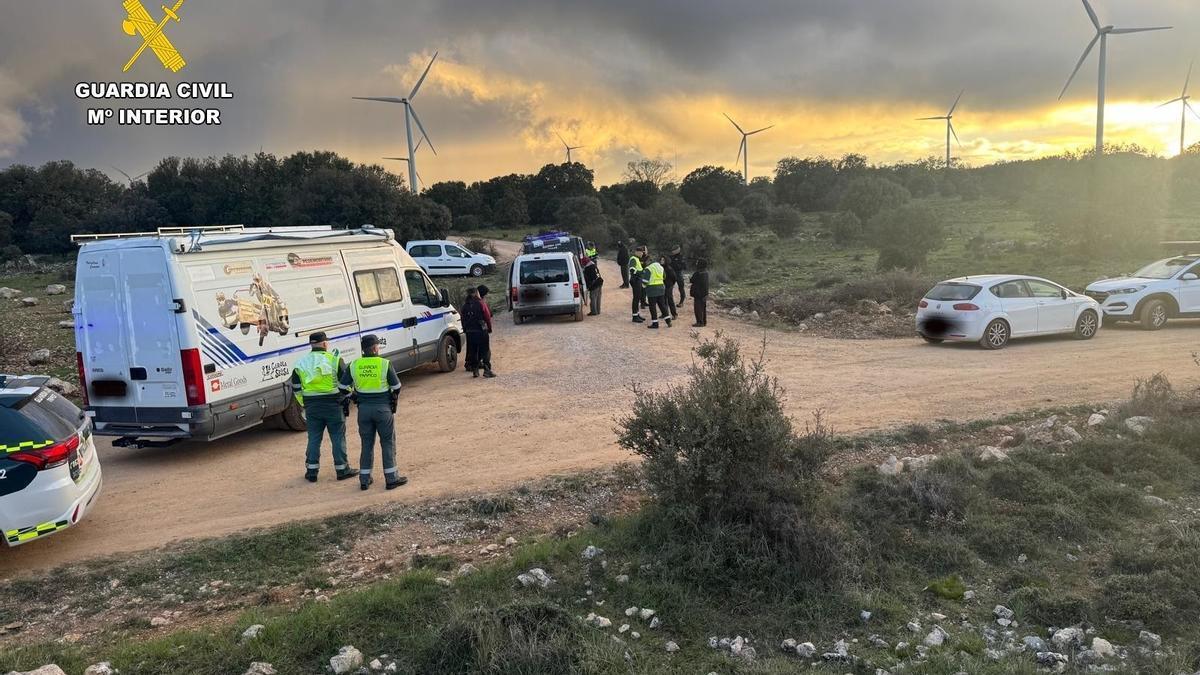 La multitudinaria 'rave' de Aguaviva (Soria) se salda con nueve armas intervenidas y 51 infracciones por drogas