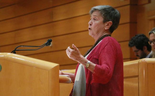 La senadora del PNV, Nerea Ahedo