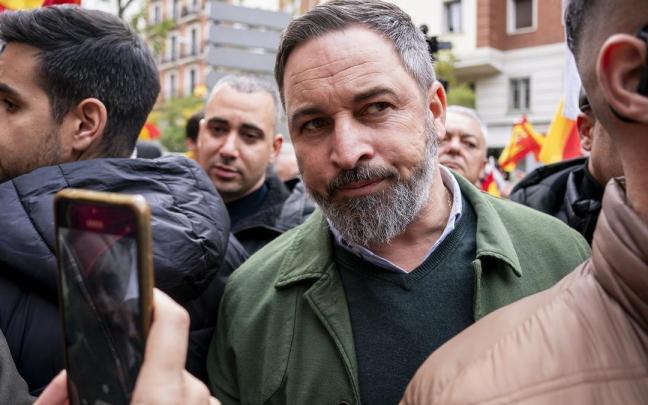El líder de Vox, Santiago Abascal.