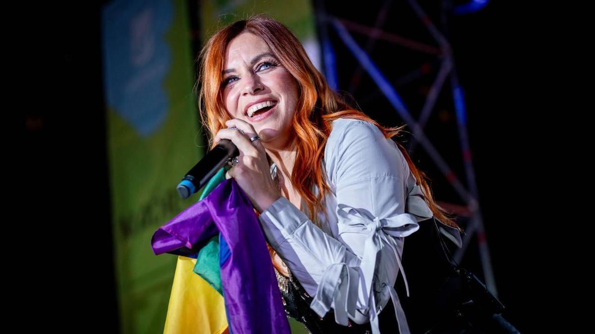 Leire Martínez en la 18º Gala final Mr Gay España