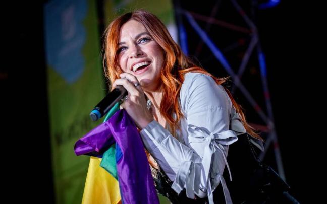 Leire Martínez en la 18º Gala final Mr Gay España