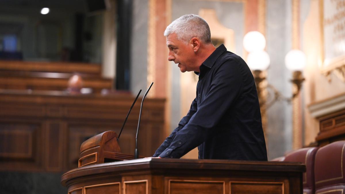 El portavoz adjunto de EH Bildu en el Congreso, Oskar Matute.