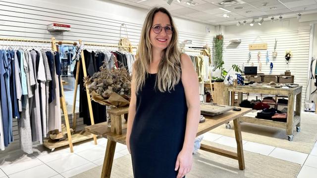 Maider Alzaga en su tienda.