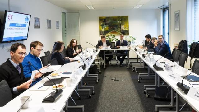 El lehendakari, Imanol Pradales, participa en el evento evento 'European Policy Centre Strategic Dialogue en Bruselas.