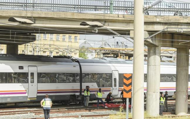 El joven fue captado subido sobre los vagones del tren en el que se localizó su cadáver. El joven fue captado subido sobre los vagones del tren en el que se localizó su cadáver.