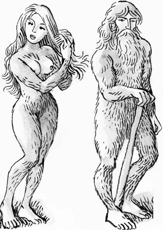 Basandere y Basajaun.