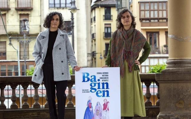 Cira Crespo, Elena Ciordiarekin batera, 'Baginen' lanarekin, Nafarroako I. Liburu Azokaren baitan saritua.