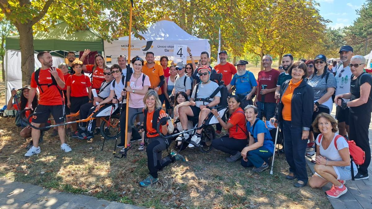 En imágenes: Reto en Olarizu con Montes Solidarios