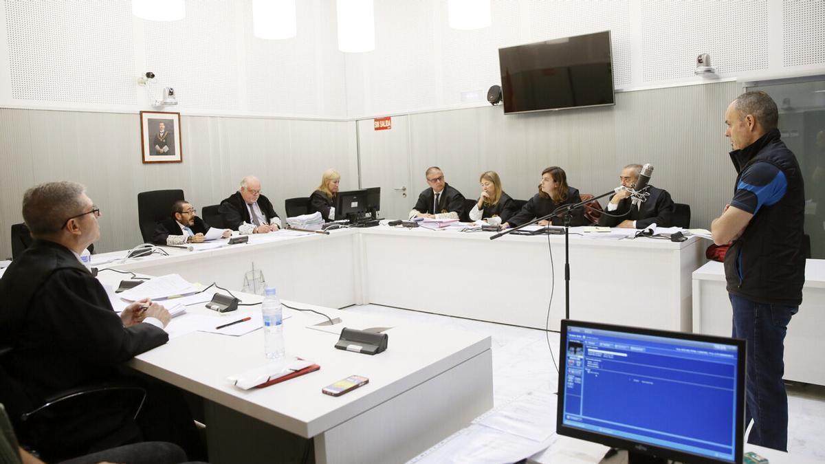 Carrera Sarobe durante una comparecencia ante la Audiencia Nacional.