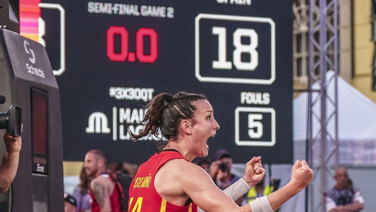 La bilbaína Gracia Alonso de Armiño quiere hacer historia en París con la selección de basket 3x3