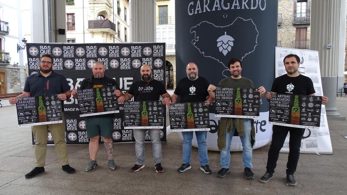 Presentación de la novena edición de la Feria de la Cerveza Artesana de Euskal Herria en Ordizia.