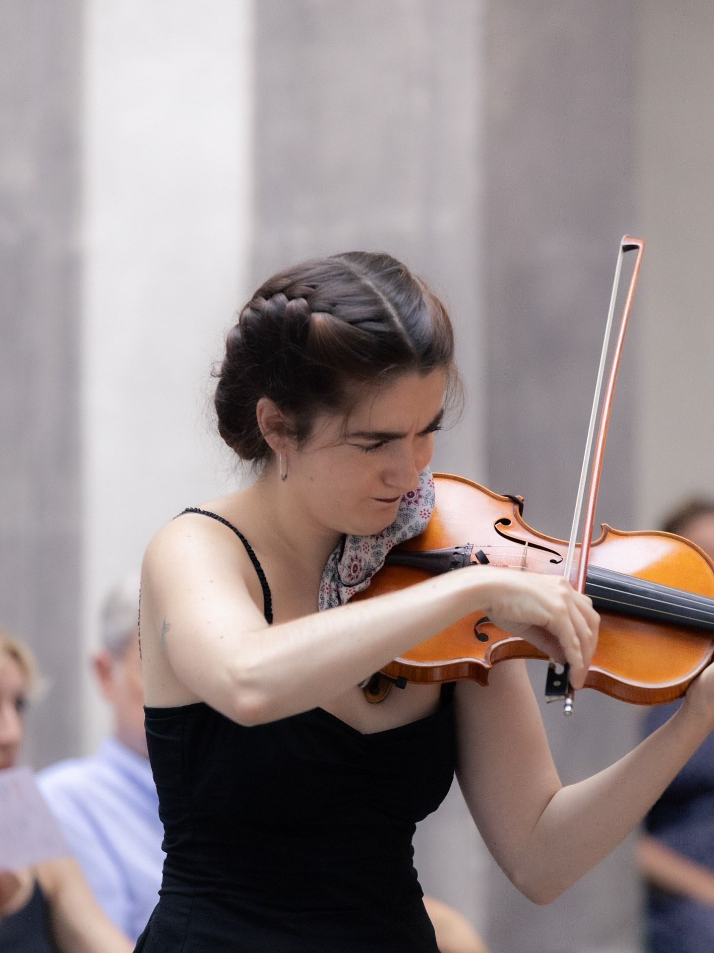Moñux fue 'enganchándose' al violín a medida que iba descubriendo todo lo que ofrece el instrumento y su completo repertorio de obras.