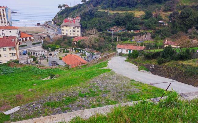 Vista del área de Amillaga, en el término municipal de Deba.