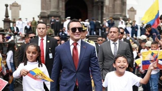 El presidente de Ecuador, Daniel Noboa, tras jurar su nuevo mandato. / Presidencia de Ecuador El presidente de Ecuador, Daniel Noboa, tras jurar su nuevo mandato.