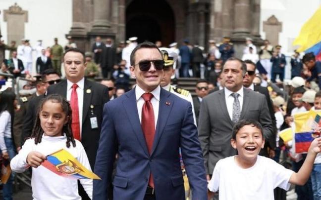 El presidente de Ecuador, Daniel Noboa, tras jurar su nuevo mandato. / Presidencia de Ecuador El presidente de Ecuador, Daniel Noboa, tras jurar su nuevo mandato.