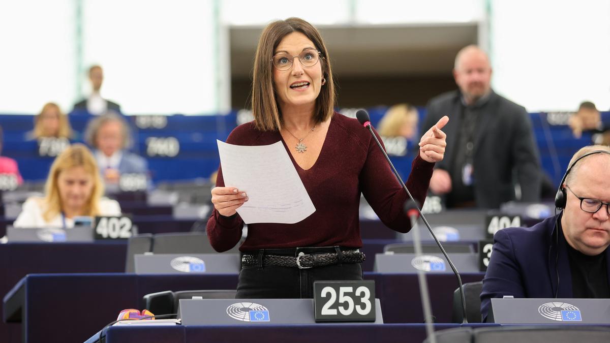 La eurodiputada del PNV, Oihane Agirregoitia.